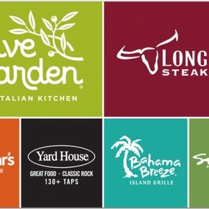 Multiple restaurants gift card